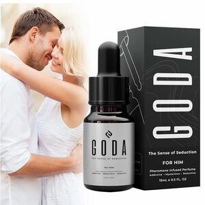 (3)GODA For Him Pheromone Cologne - Black Dropper Bottle